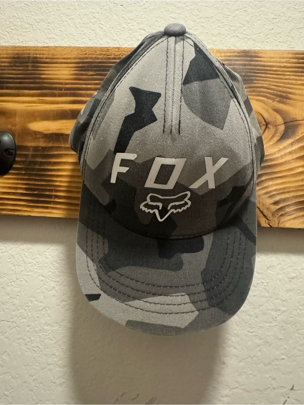 Fox Kids Gray Camo Baseball Hat